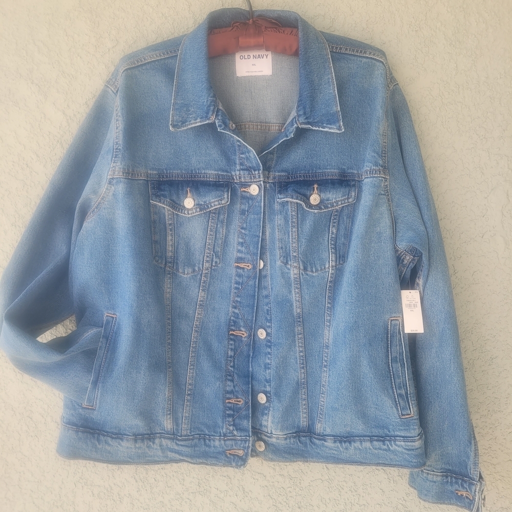 NWT Old Navy Blue Denim Jacket - Picture 7 of 7